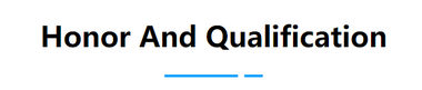 Honor And Qualification Honor And Qualification